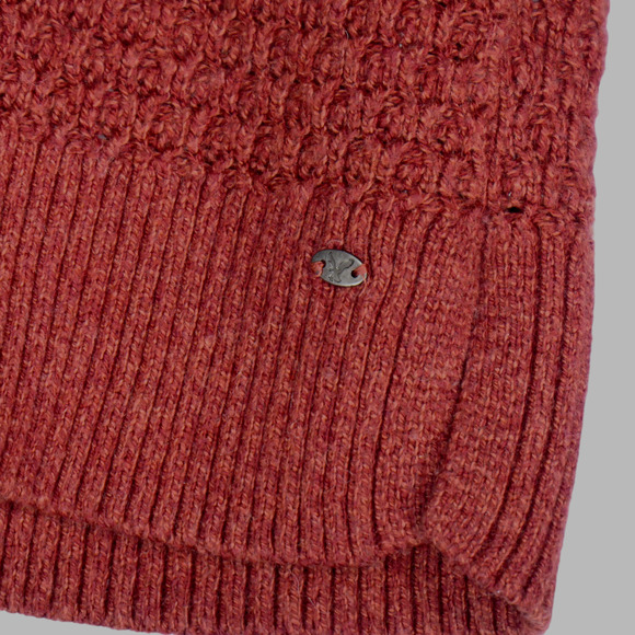 American Eagle Outfitters Sweater Women Small Brown Cotton Wool Blend Soft Girl - Picture 3 of 8